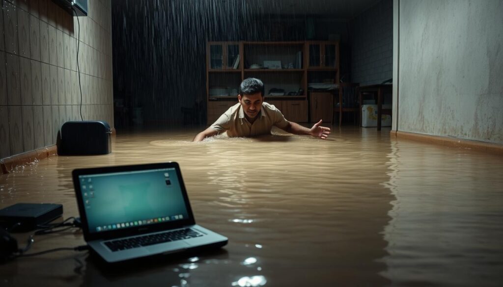 banjir dalam video tutorial