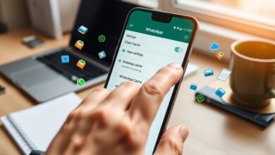 Cara menghapus cache WhatsApp