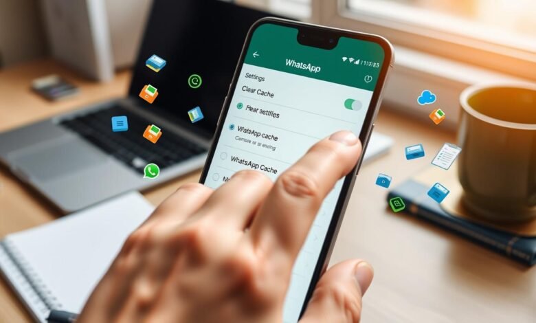 Cara menghapus cache WhatsApp